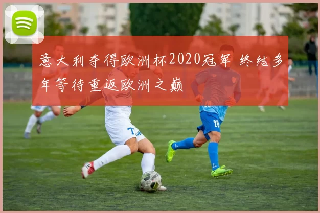 意大利夺得欧洲杯2020冠军 终结多年等待重返欧洲之巅